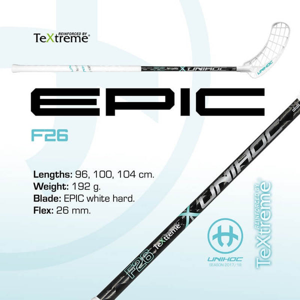 Unihoc UNITY TeXtreme 2.6 White/Turquoise