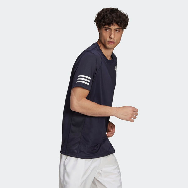 Adidas Club 3-Stripe T-Shirt Navy