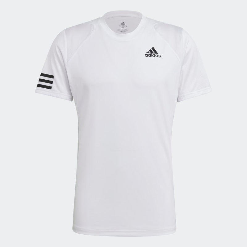 Adidas Club 3-Stripe T-Shirt White