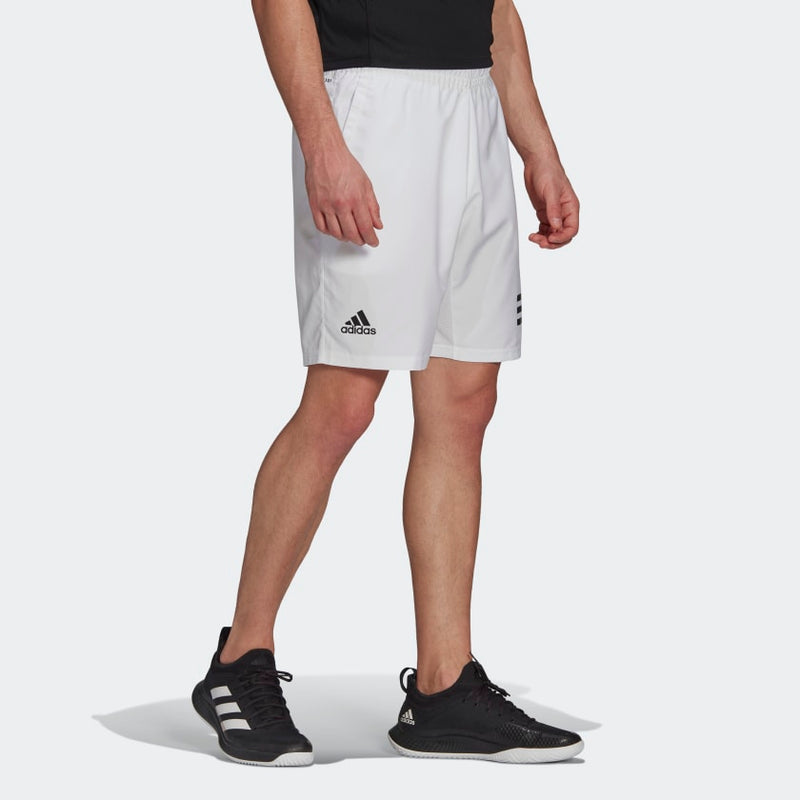 Adidas Club 3-Stripe Shorts White