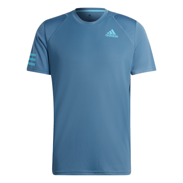 Adidas Club 3-Stripe T-shirt Blue