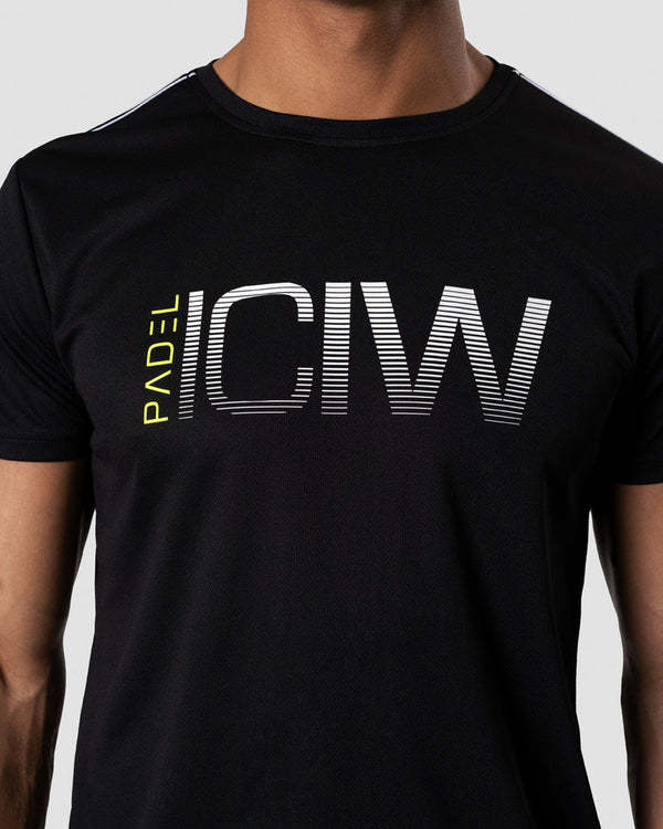 ICANIWILL Smash Padel T-shirt Black Men