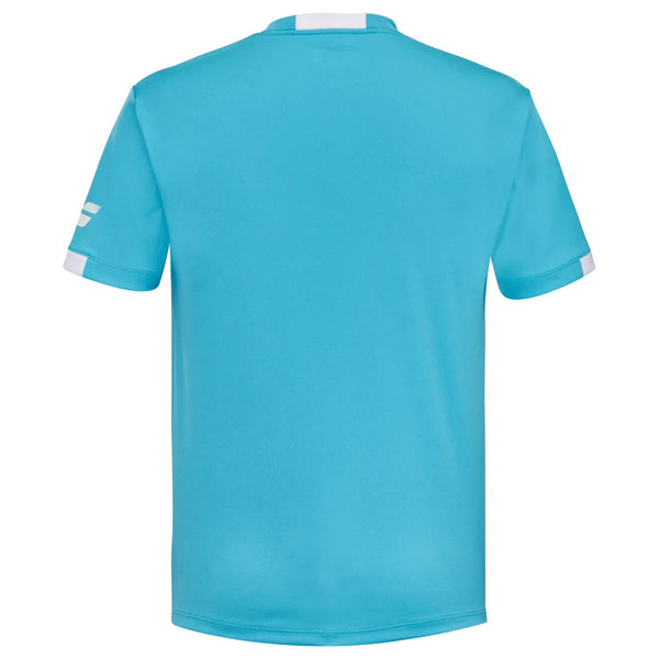 Babolat Play Crew Neck Tee Men Cyan Blue 2025