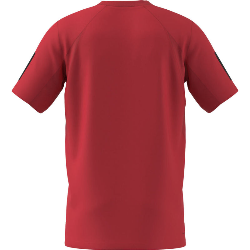 Adidas Club 3-Stripe Tee Red