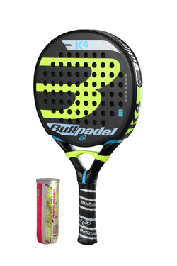 Bullpadel K4 PRO + 3-pack bollar