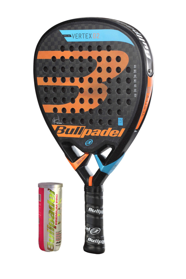 Bullpadel VERTEX-2 + 3-pack bollar på köpet