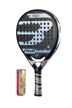 Bullpadel HACK CONTROL + 3-pack bollar på köpet