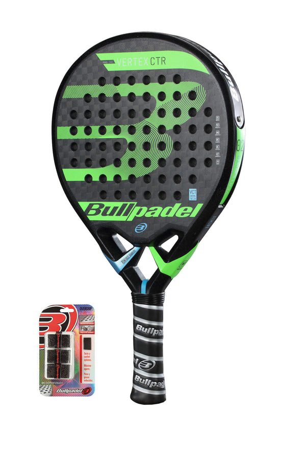 Bullpadel VERTEX-2 CONTROL + 3-pack Overgrip på köpet