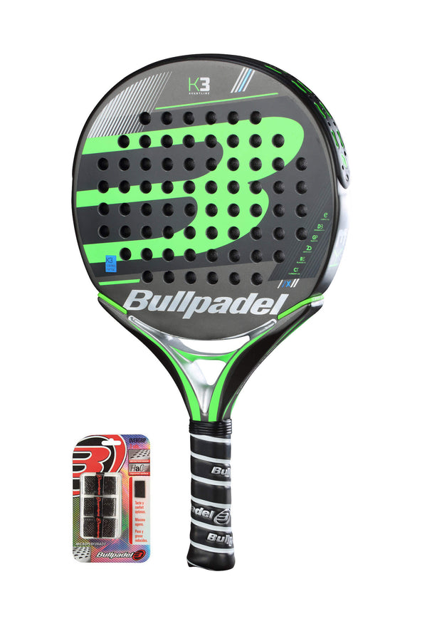 Bullpadel K3 + 3-pack Overgrip på köpet