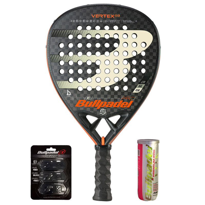 Bullpadel Vertex 03 2021 + Custom Weight + Premium Pro