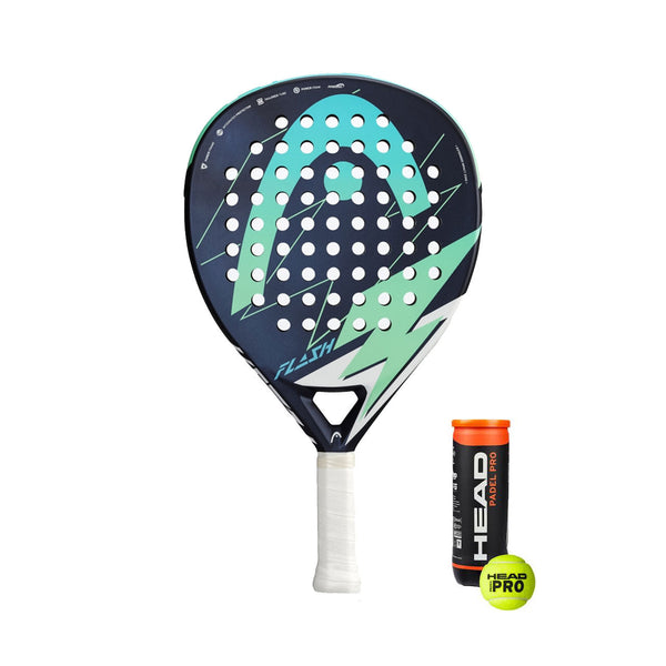 Head Flash Green + Padel Pro 3B