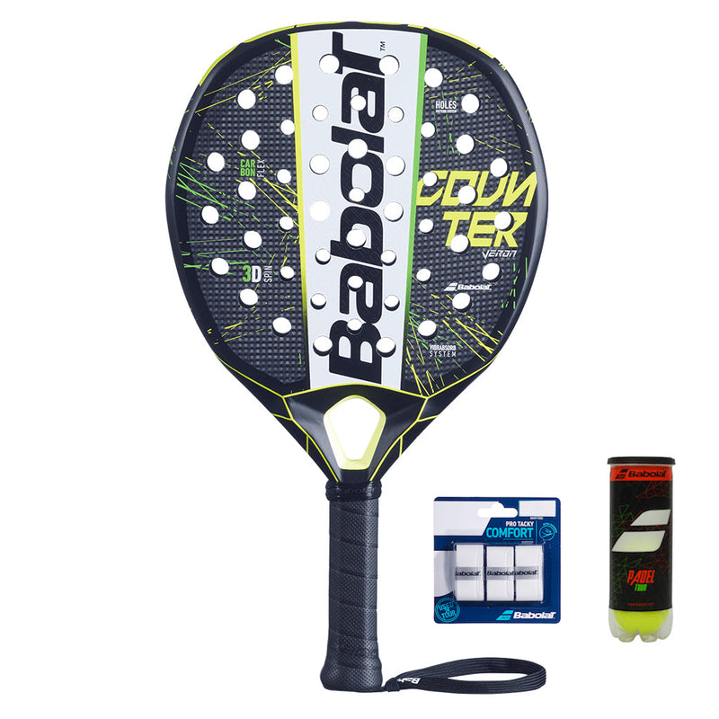 Babolat Veron Counter 2021 + 3-pack Overgrip + Padel Tour