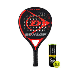 Dunlop Rocket Red + Padel Pro 3B