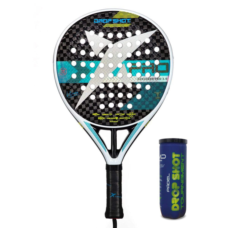 Drop Shot Explorer Pro 3.0 2021 + Tournament Padelboll