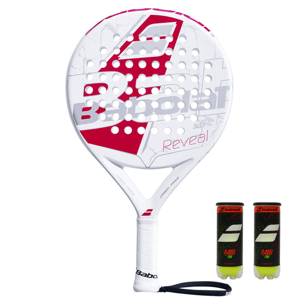 Babolat Reveal + 2 rör Padel Tour