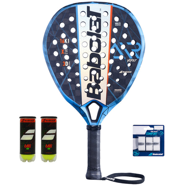 Babolat Viper Air 2022 + 2 x Padel Tour + Pro Tour 3-pack