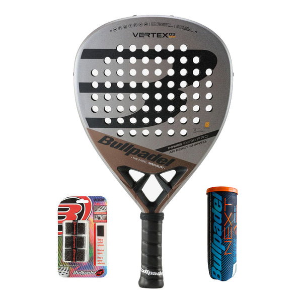 Bullpadel Vertex 03 Comfort 2023 + Overgrip + Next