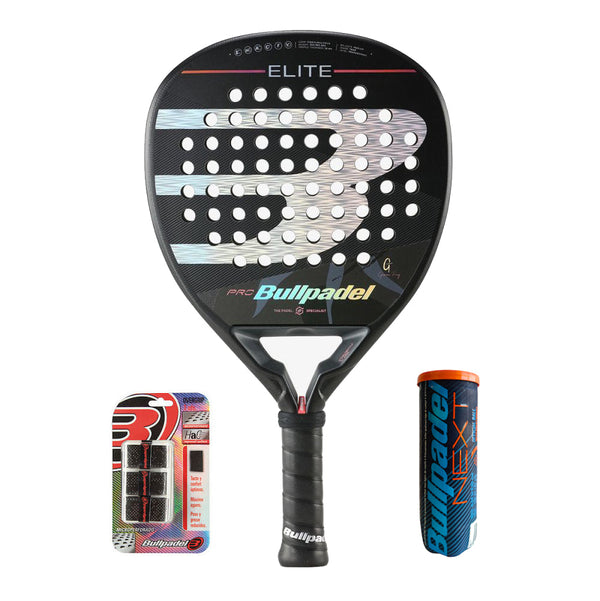 Bullpadel Elite W 2023 + Overgrip + Next