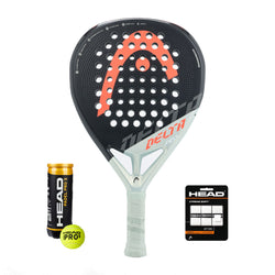 Head Delta Pro Coello 2022 + Padel Pro S + Xtremesoft Overgrip