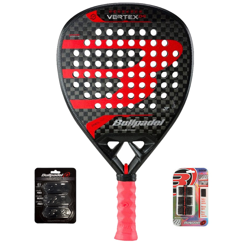 Bullpadel Vertex 04 2024 + Protector Custom Weight + Overgrip