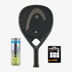 Head Speed One X + Padel Pro S+ Pro + Overgrip